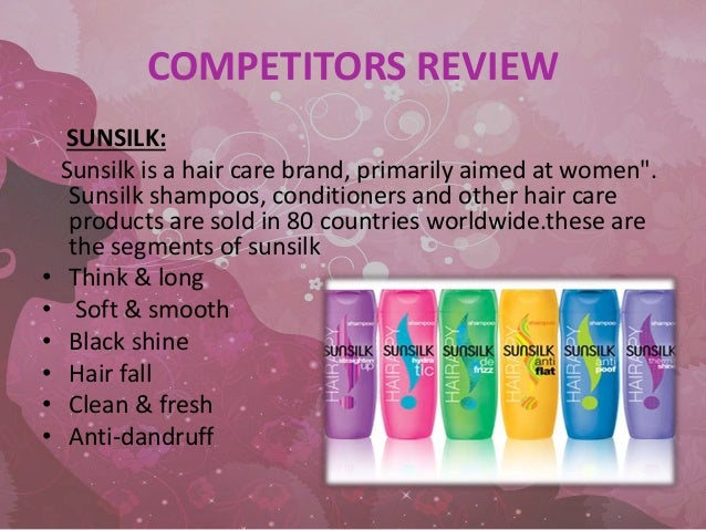 Marketing plan hair shampoo rev 1 pricing strategies of sunsilk shampoo